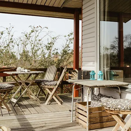 Colourful Family House With Pastels And Garden Martofte