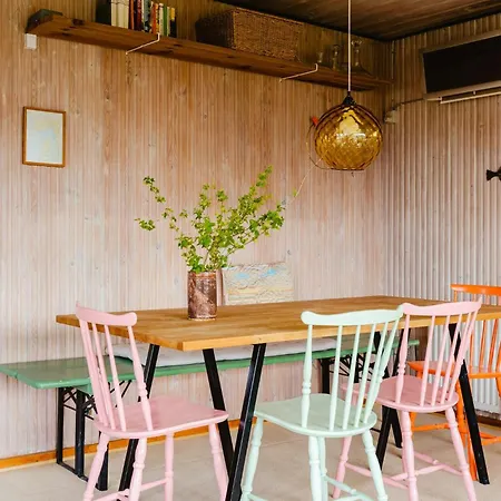 Colourful Family House With Pastels And Garden Martofte