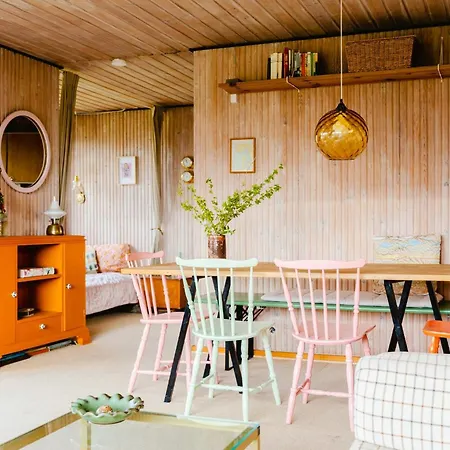 Colourful Family House With Pastels And Garden