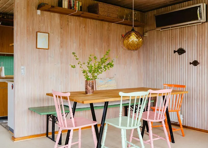 Colourful Family House With Pastels And Garden Martofte